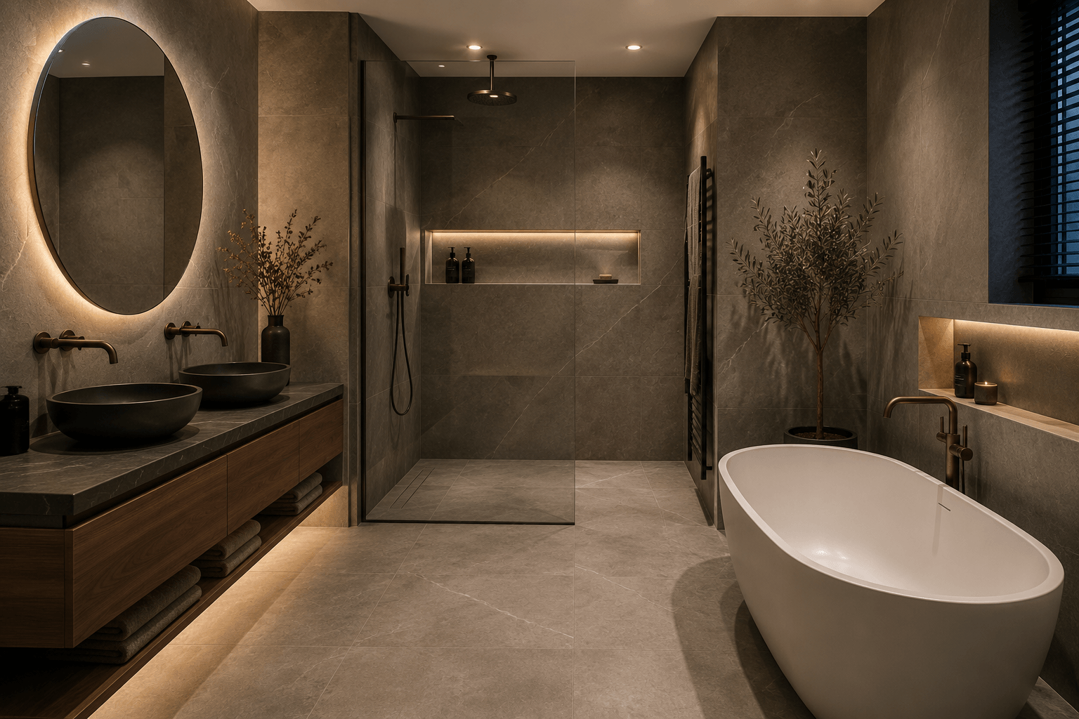 Luxe badkamer renovatie door RenoWorks
